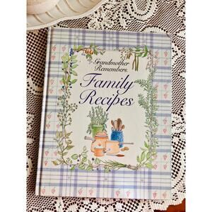 Vintage 'Grandmother Remembers' Recipe Journal: 1984 Family Keepsake Book